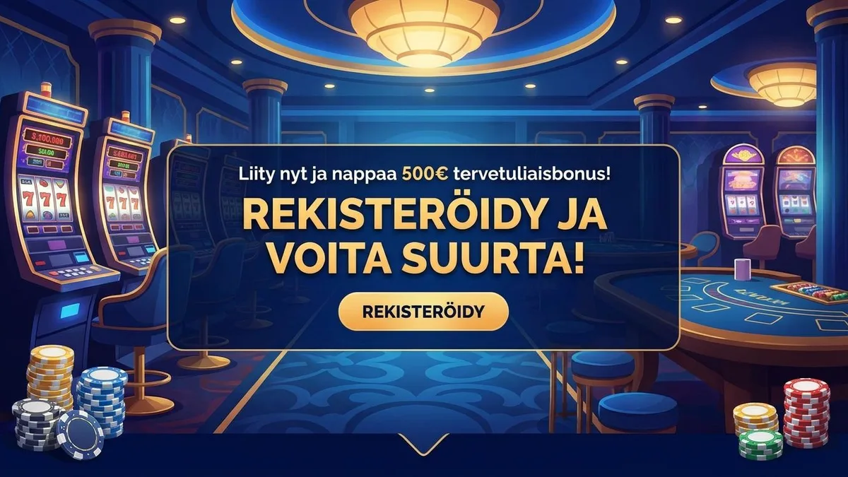 Rekisteröidy bonuksella